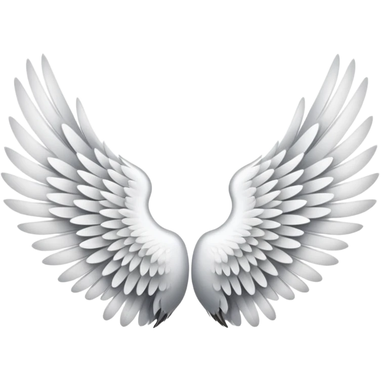 Left emoji white wing emoji