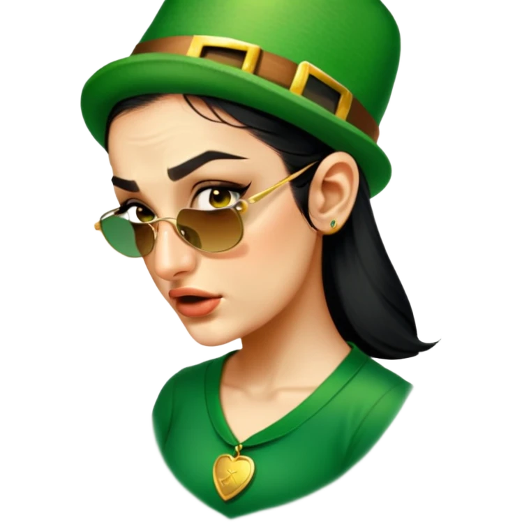 Sad Leprechaun emoji