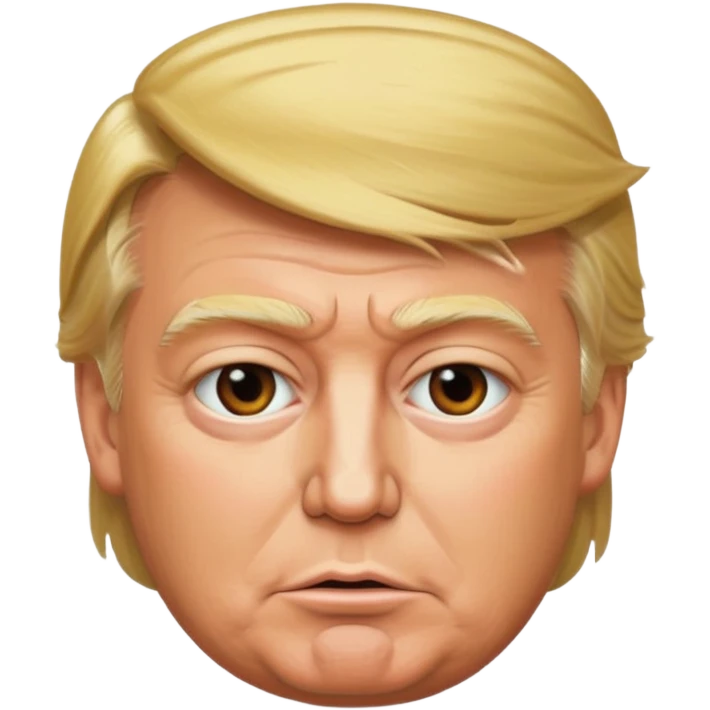 Trump saying 6 7 emoji