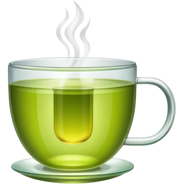 glass cup of green tea emoji