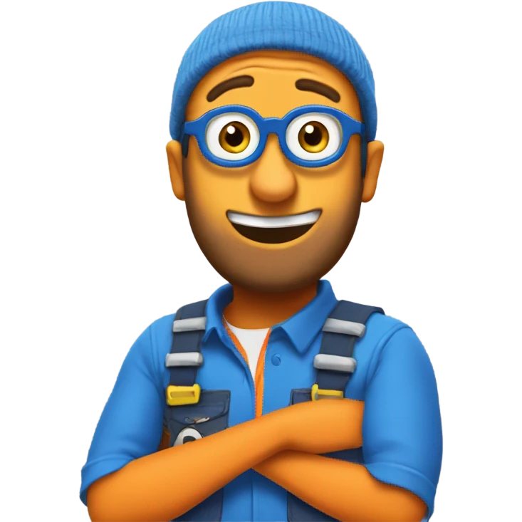 Blippi minion emoji