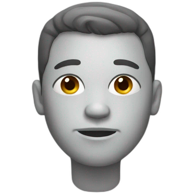 Big head emoji