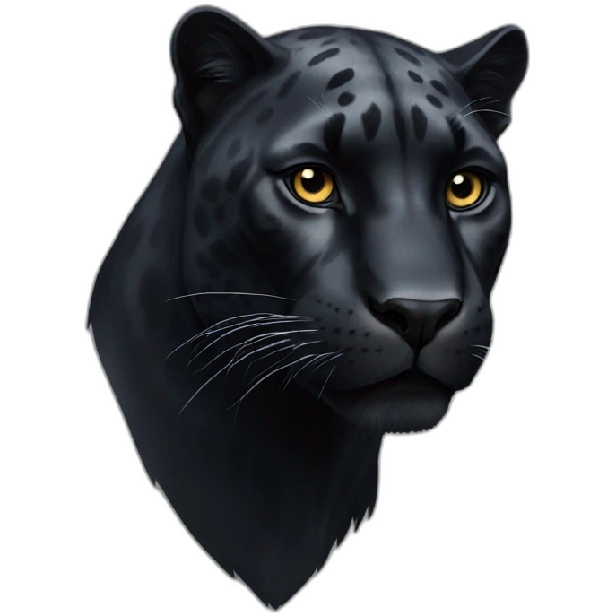Black panther animal emoji
