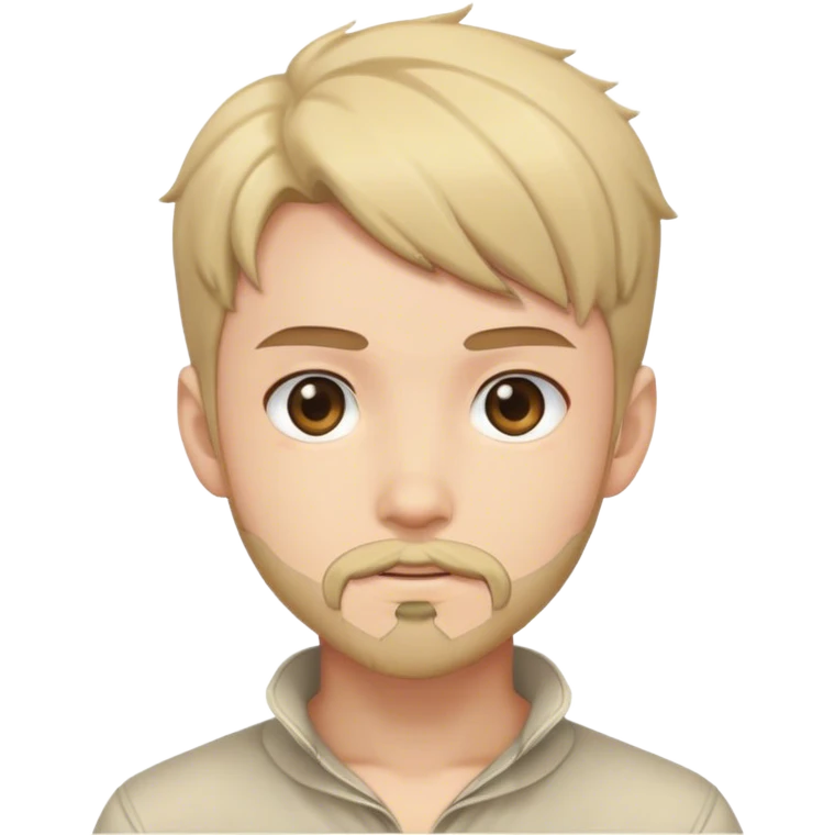 Anime boy facial hair emoji