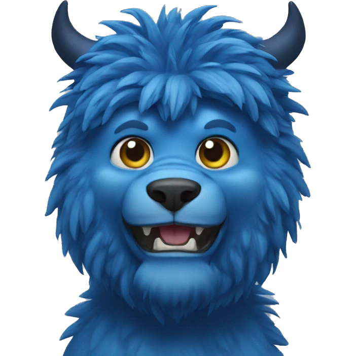 big blue beast emoji