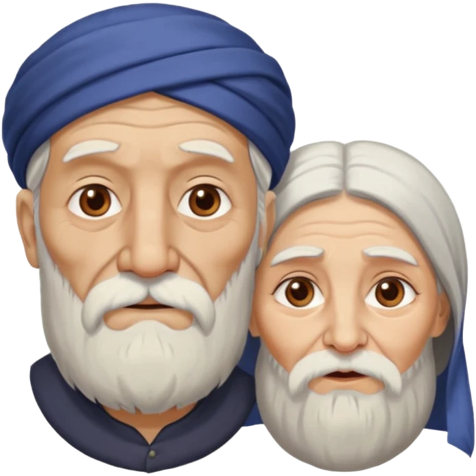 сделай фото Дед и Баба из Арцаха emoji