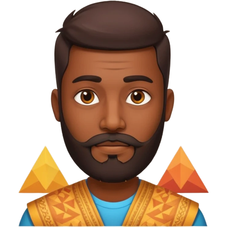 a guy thats south Indian and has a triangle face emoji