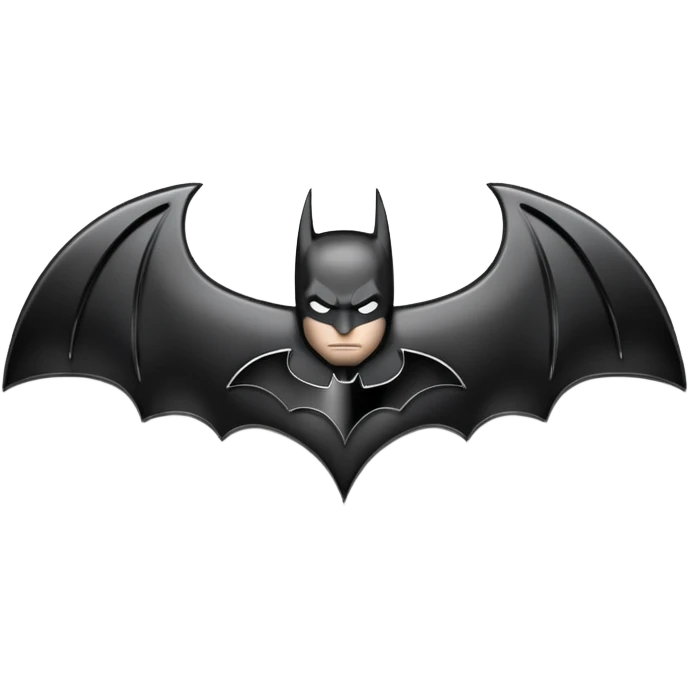 Batman logo emoji