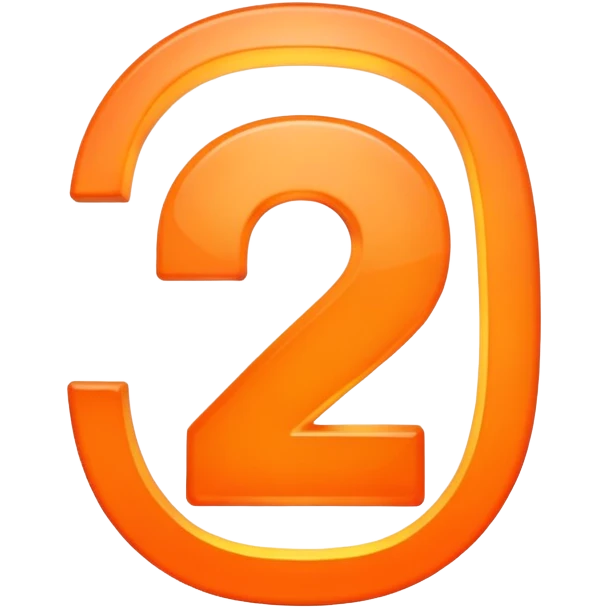The number 2 with "min" indicator, like on a clock or timer display emoji