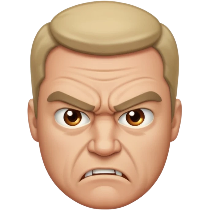 angry man  emoji