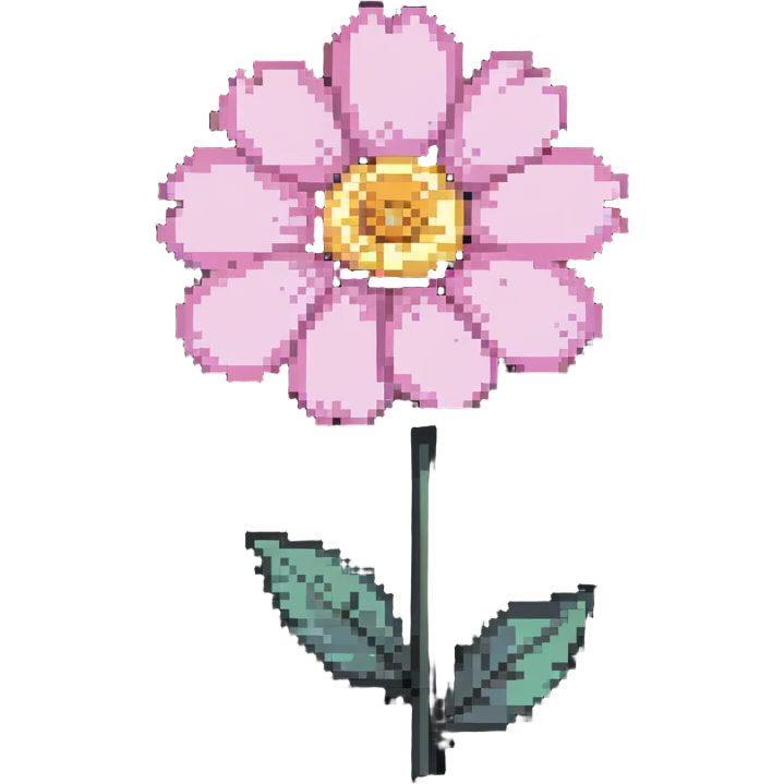 pastel pink flower emoji