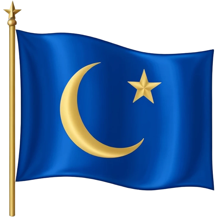 Göktürk bayrağı emoji