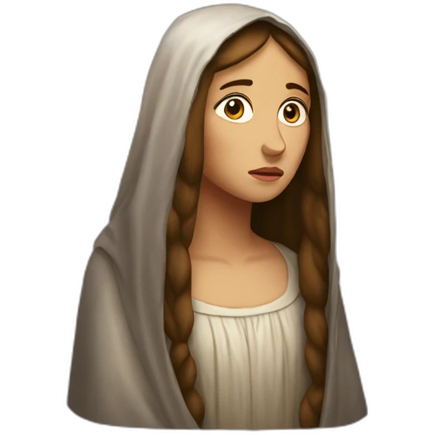 sad mary magdalene emoji