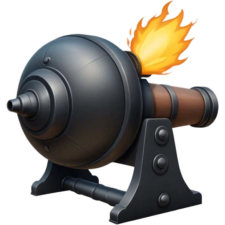Cannon ball emoji