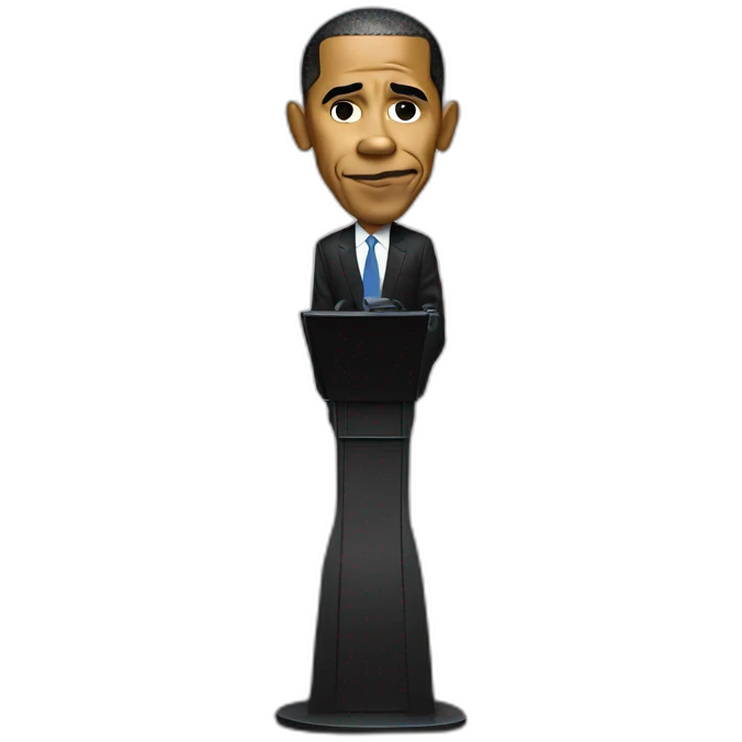 Barack Obama drops the mic emoji