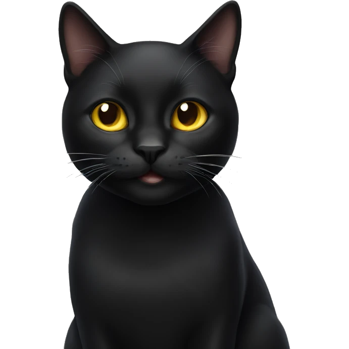 Black cat emoji