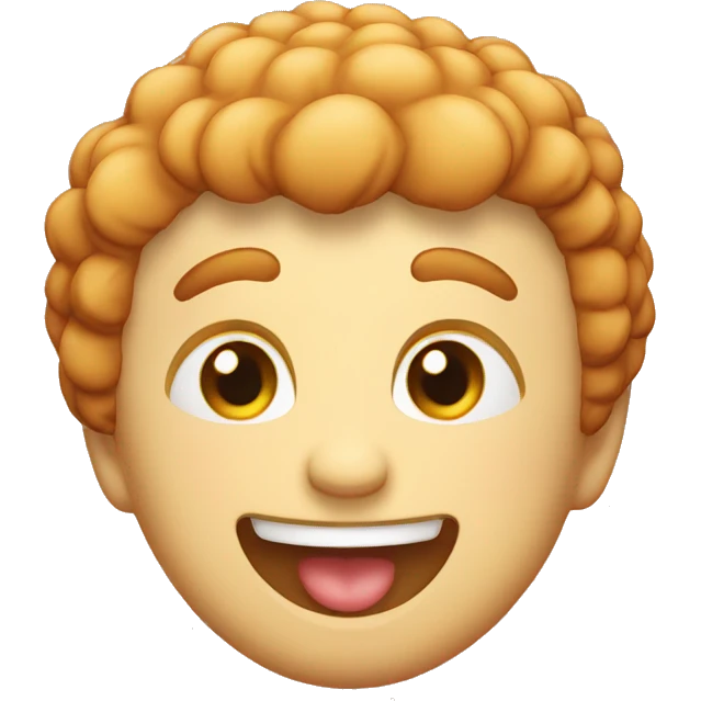 cutlet with the emotion of happiness emoji