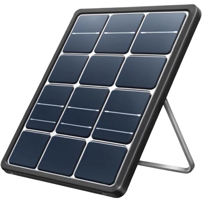 solar panel without sun emoji