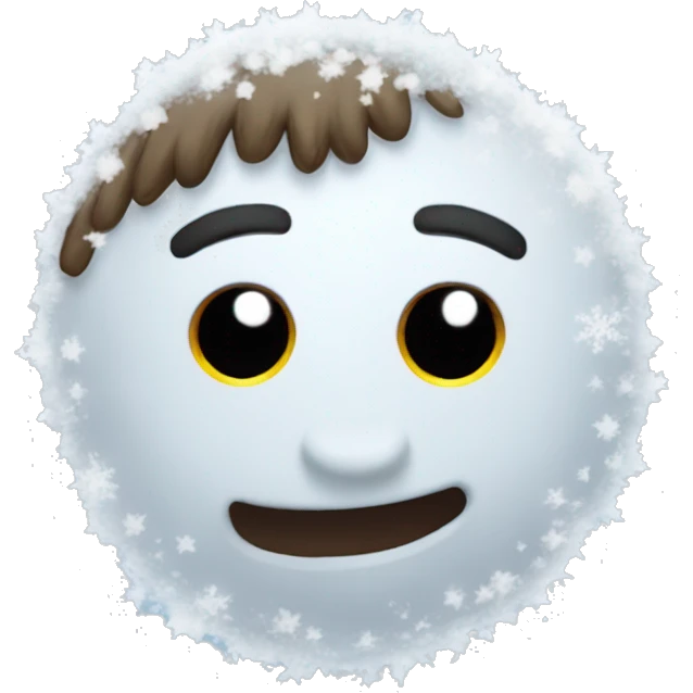 snow bublle emoji