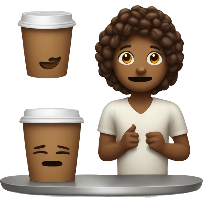 Coffee mood emoji