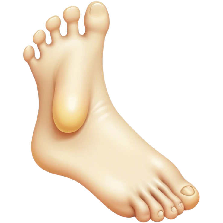 Freaky foot emoji