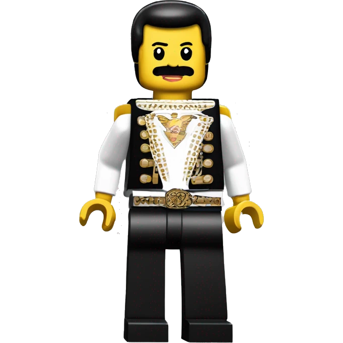 FREDDIE MERCURY lego full body emoji