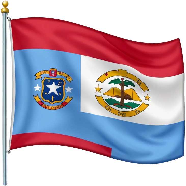 North Carolina state flag emoji