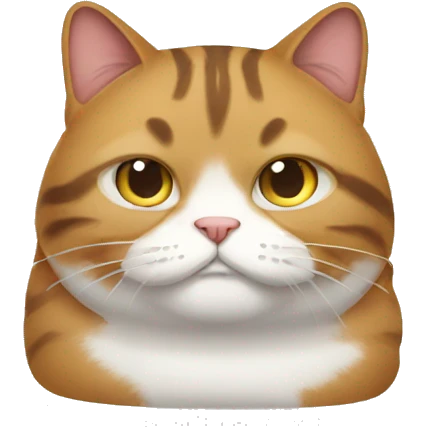 Fat cat funny emoji