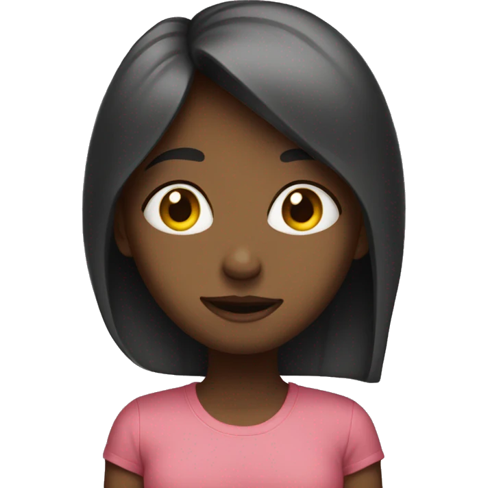 shy girl emoji