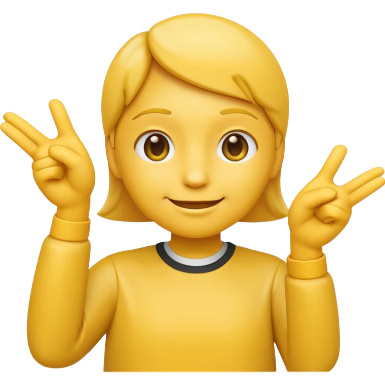 iOS-style 3D classic round yellow emoji face, confident smirk, half-closed eyes, both hands raised with thumbs pointing inward toward itself, expressing 'me' or 'I'." emoji