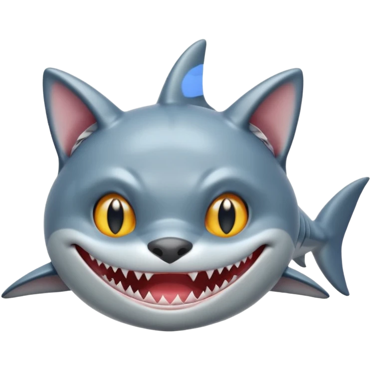 shark x cat emoji