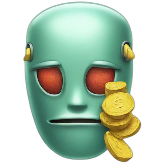 robot money tongue emoji