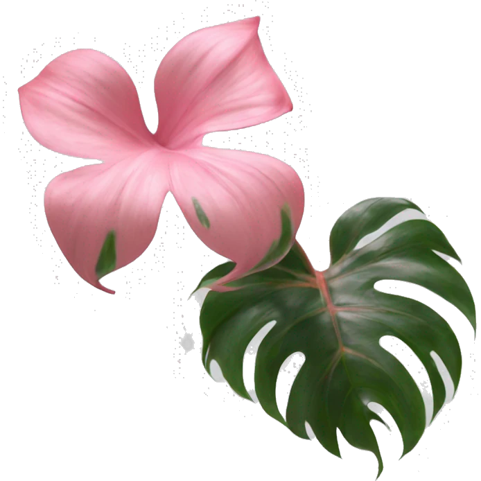 Philodendron pink princess emoji
