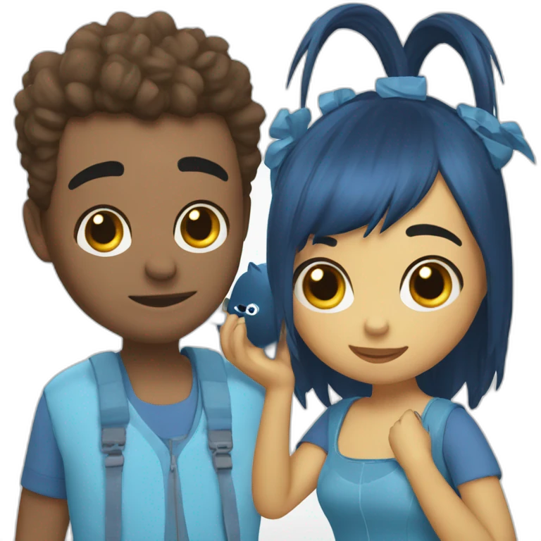 Bluey and bingo plays doll emoji