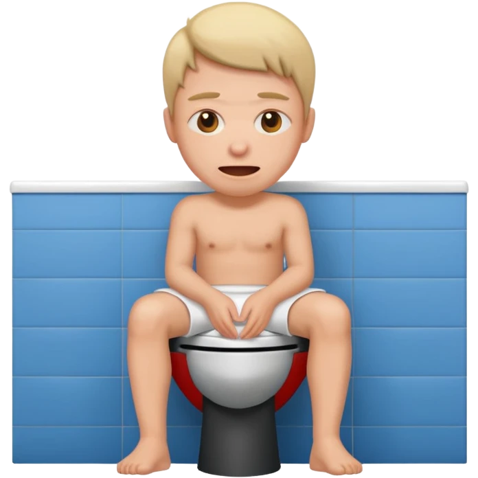 taking a really bad poop emoji