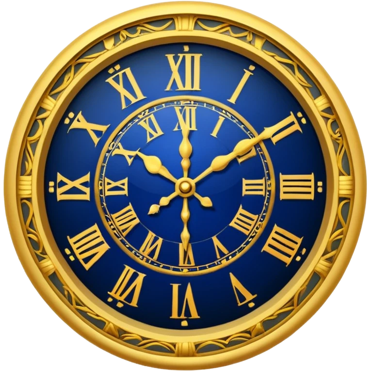 Clock strike 12 midnigh arive emoji