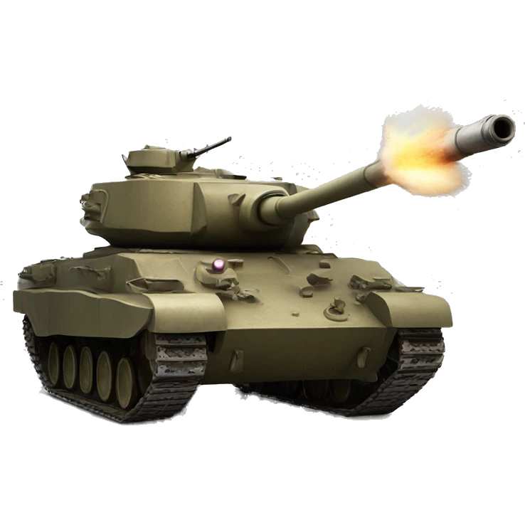 Tank firing  emoji