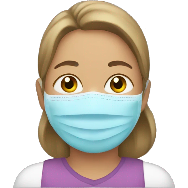 Mom taking mask emoji