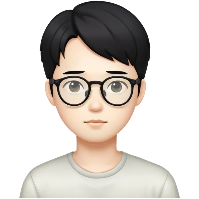 Korean nerd boy emoji
