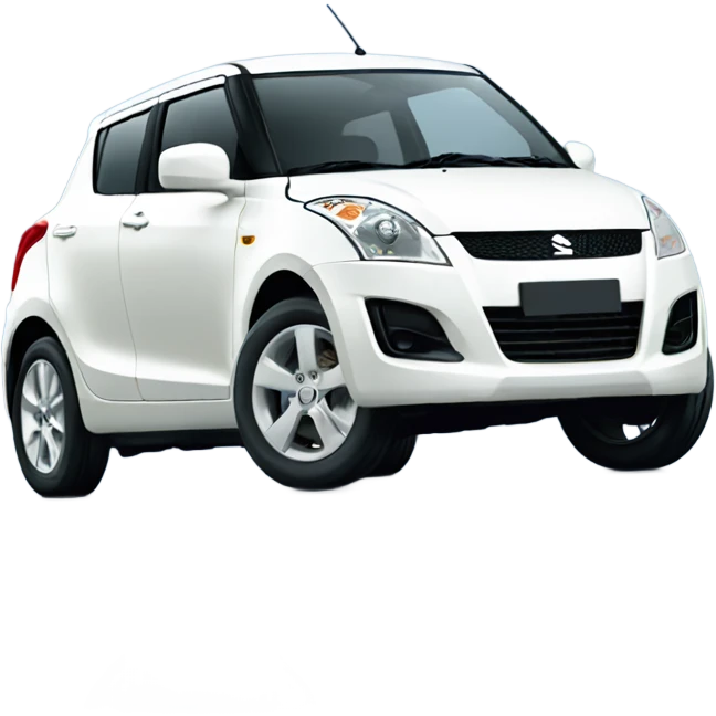 Polar bear driving a Suzuki swift  emoji
