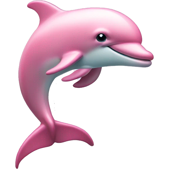 Pastel-pink-colors-dolphin emoji