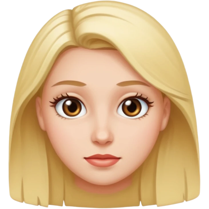 Pretty female rolling eyes emoji