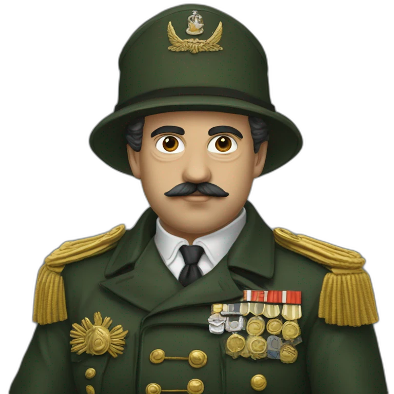 Pessoa armada, usando roupas militares, com orelha de gato. emoji