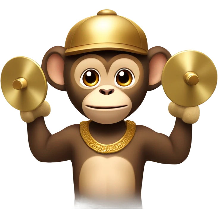 monkey cymbal  emoji