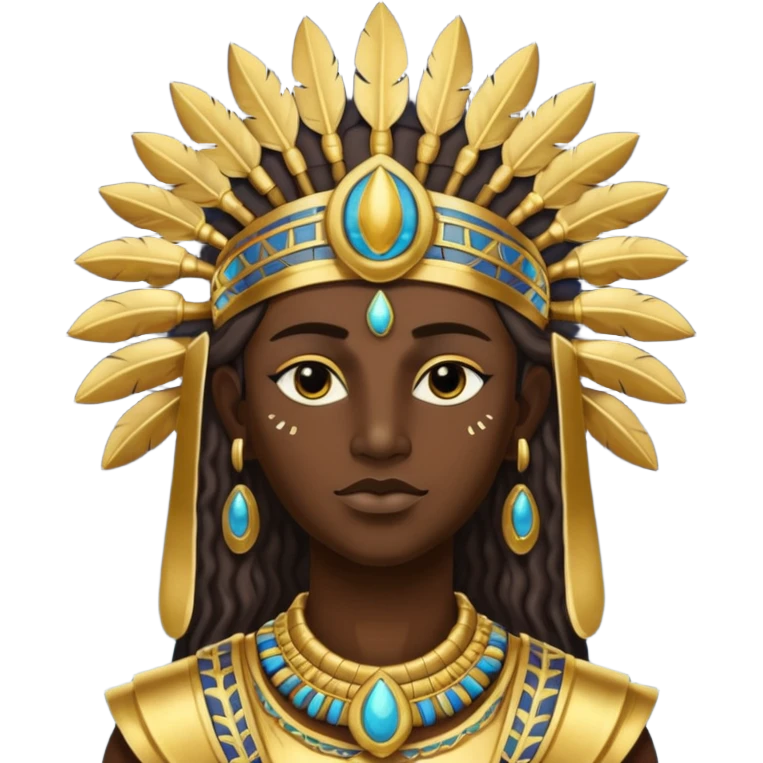 Khonsu, the Moon God from Egyptian Gods emoji