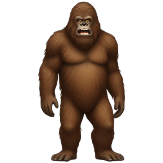Bigfoot emoji