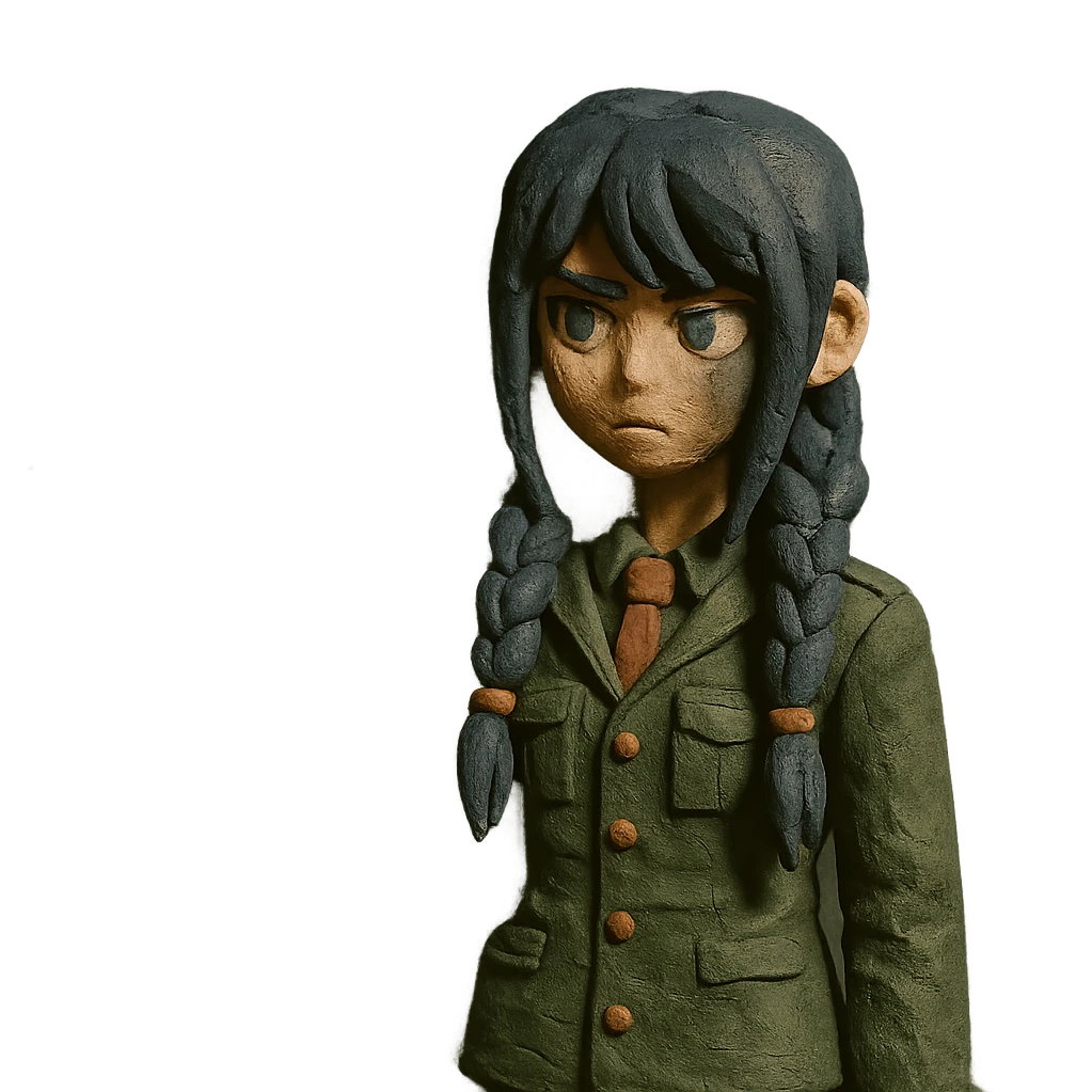 Mukuro Ikusaba in the shade emoji