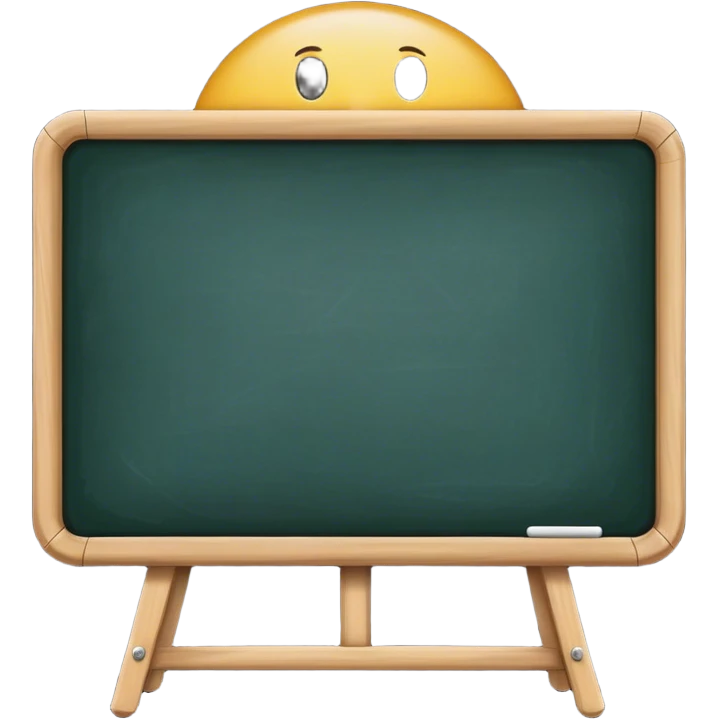 big blank chalkboard emoji