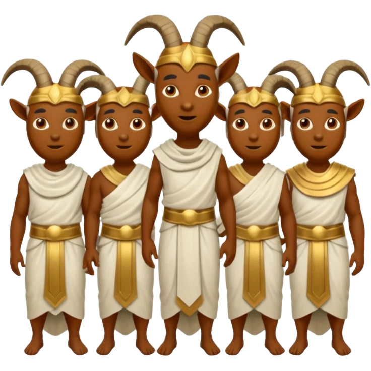 goat headed people emoji
