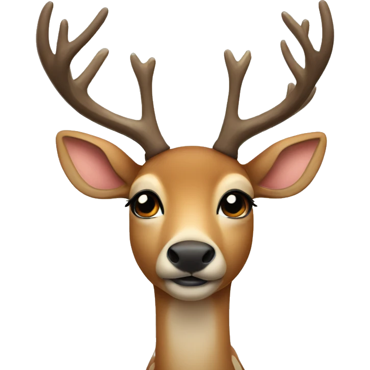 deer with eyelashes  emoji